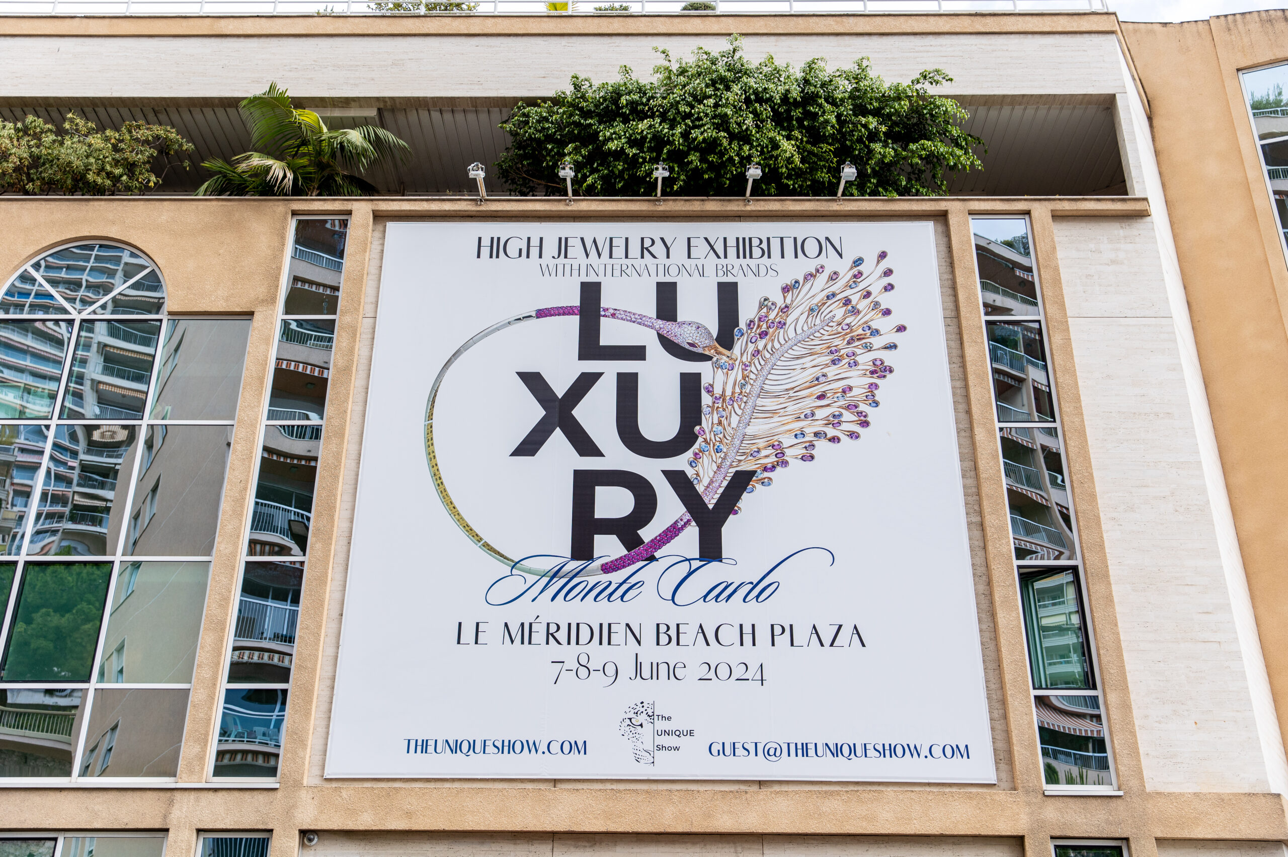 Luxury Monte-Carlo High Jewelry Exhibition 2024 Billborard